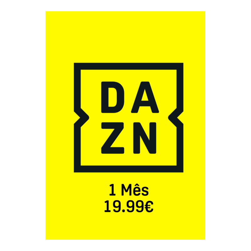 Voucher DAZN 1 Mês | Cartão Presente DAZN Portugal | Pagaqui