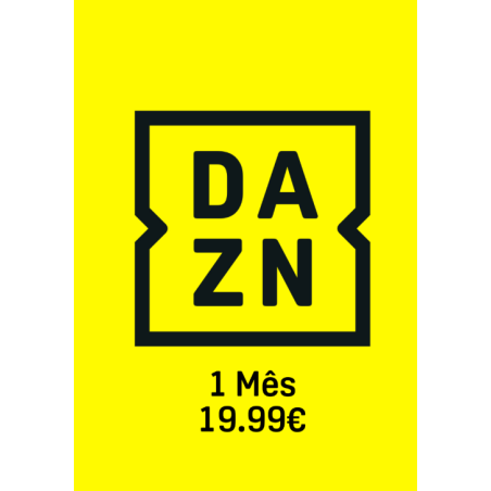 Voucher DAZN 1 Mês | Cartão Presente DAZN Portugal | Pagaqui