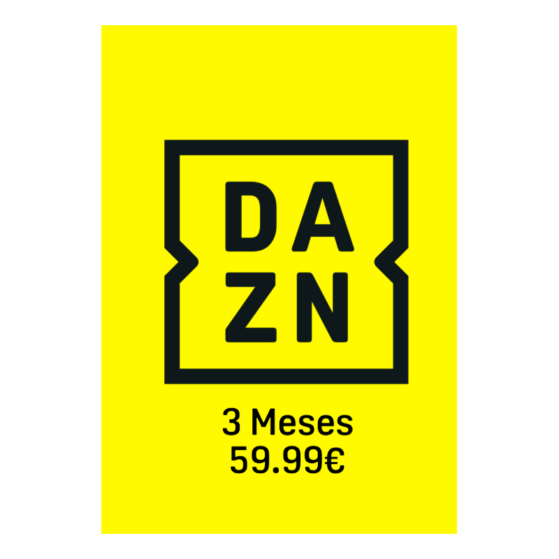 Voucher DAZN 3 Meses | Cartão Presente DAZN Portugal | Pagaqui
