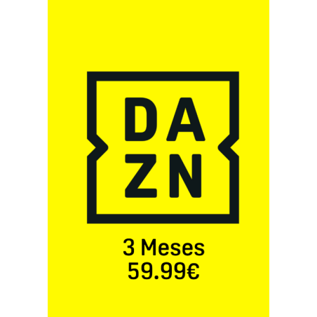 Voucher DAZN 3 Meses | Cartão Presente DAZN Portugal | Pagaqui