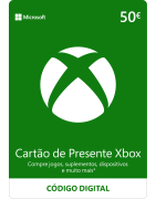 Voucher Xbox Gift Card 50€ | Cartão Presente Xbox Portugal | Pagaqui
