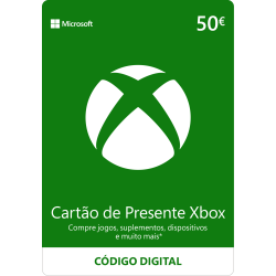 Xbox Gift Card 50,00EUR - Melhor Preço Garantido!