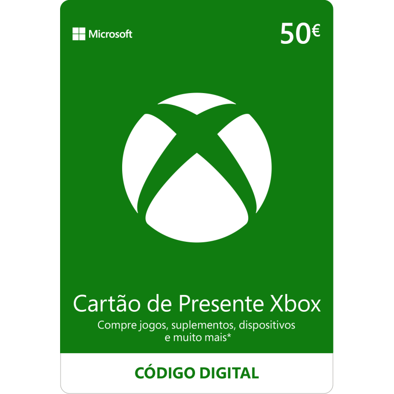 Xbox Gift Card 50,00EUR - Melhor Preço Garantido! Xbox Gift Card 50,00EUR - Melhor Preço Garantido!