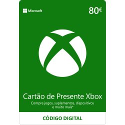 Xbox Gift Card 80,00EUR - Melhor Preço Garantido!