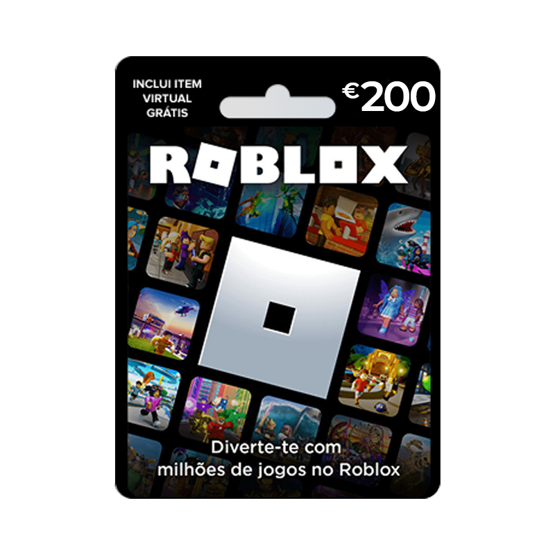 Voucher Roblox 200€ | Cartão Presente Roblox | Pagaqui