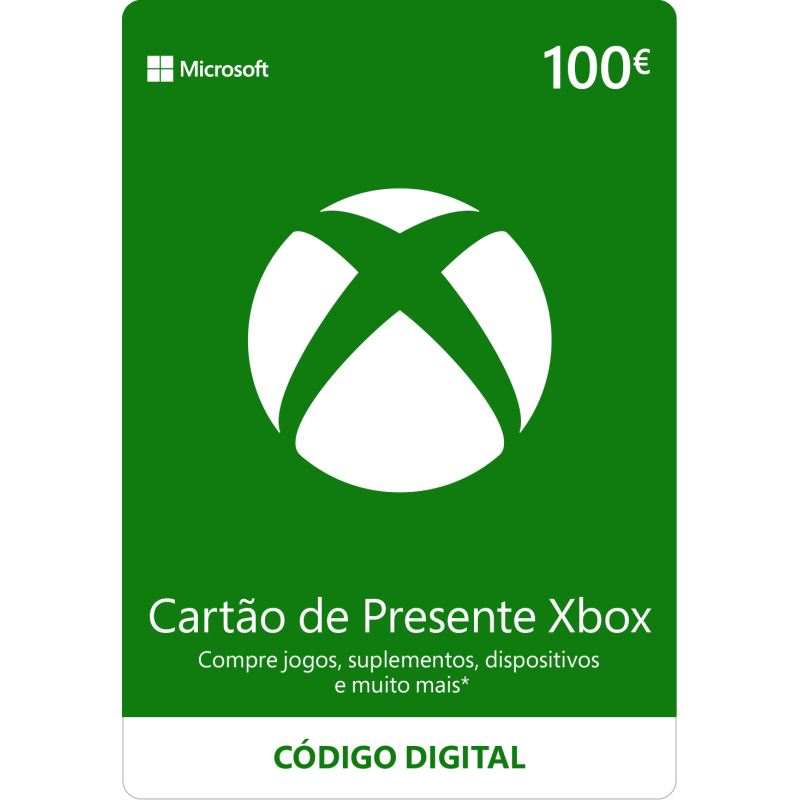 Xbox Gift Card 100,00EUR - Melhor Preço Garantido!