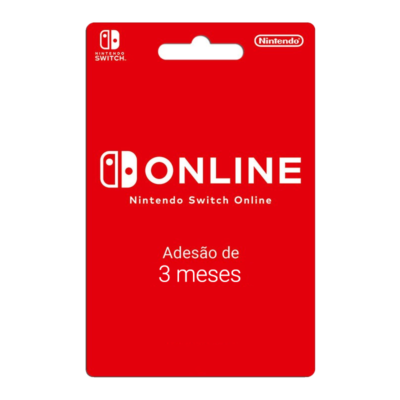 Voucher Switch 3 Meses 7,99€ | Cartão Presente Nintendo eShop | Pagaqui