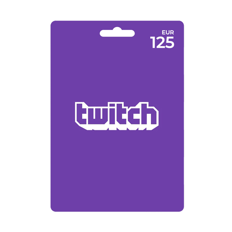 Voucher Twitch 125€