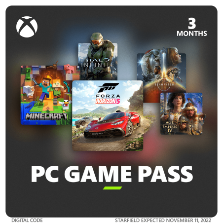 Voucher Xbox Game Pass PC 3 Meses | Cartão Presente Xbox | Pagaqui