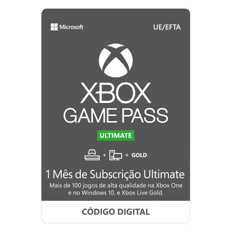XBox Game Pass Ultimate 14,99EUR - 1 mês - Melhor Preço Garantido!