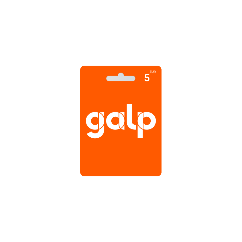 Voucher GALP 5€ | Cartão Presente GALP | Pagaqui
