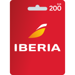 Voucher Iberia Líneas Aéreas 200€ | Cartão Presente Iberia Líneas Aéreas | Pagaqui