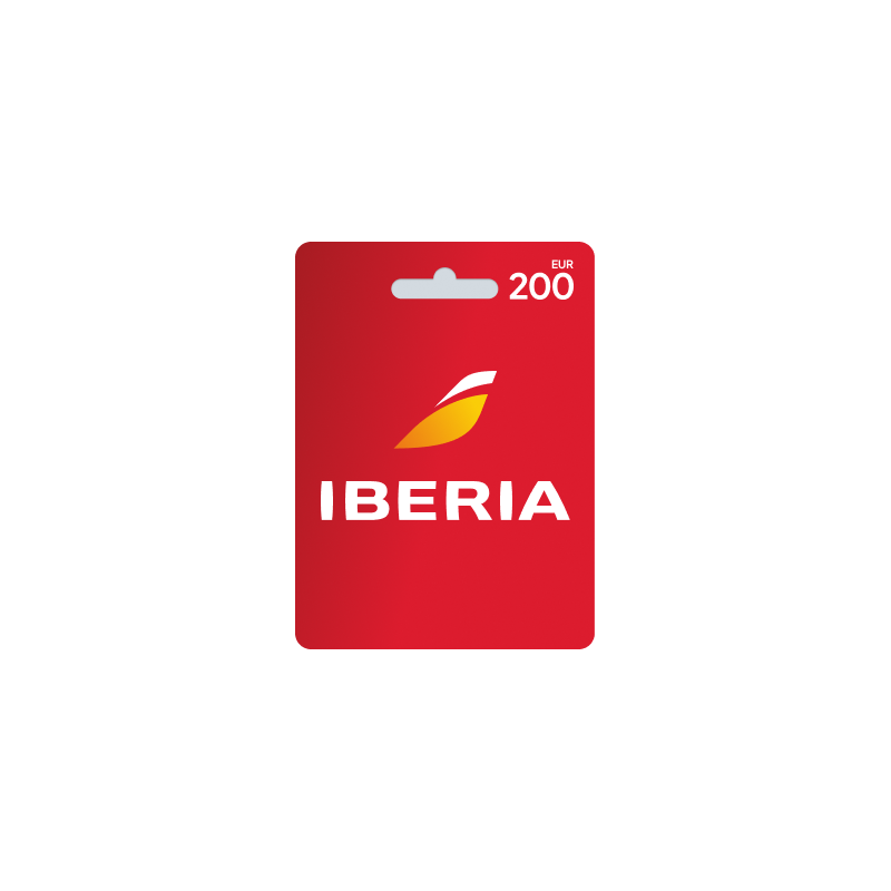 Voucher Iberia Líneas Aéreas 200€ | Cartão Presente Iberia Líneas Aéreas | Pagaqui