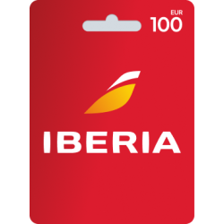Voucher Iberia Líneas Aéreas 100€ | Cartão Presente Iberia Líneas Aéreas | Pagaqui