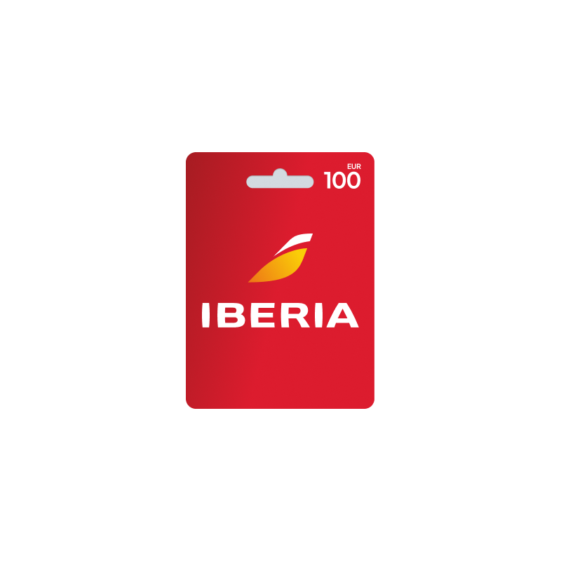 Voucher Iberia Líneas Aéreas 100€ | Cartão Presente Iberia Líneas Aéreas | Pagaqui