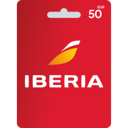 Voucher Iberia Líneas Aéreas 50€ | Cartão Presente Iberia Líneas Aéreas | Pagaqui