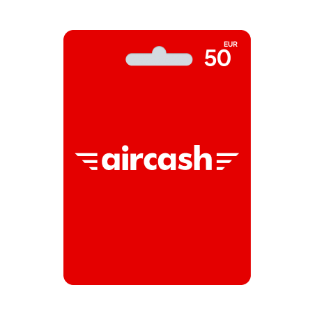 Voucher Abon Aircash 50€ | Cartão Presente Abon Aircash | Pagaqui