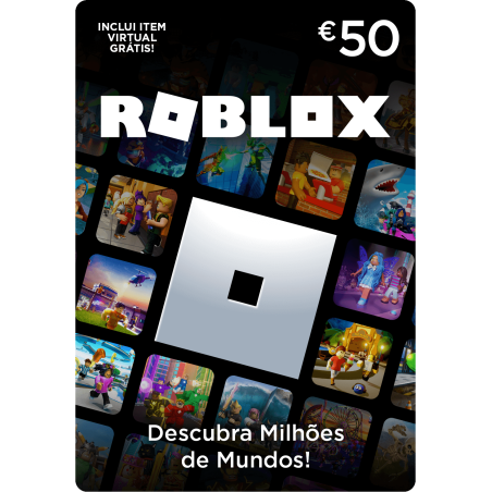 Voucher Roblox 50€ | Cartão Presente Roblox Portugal | Pagaqui