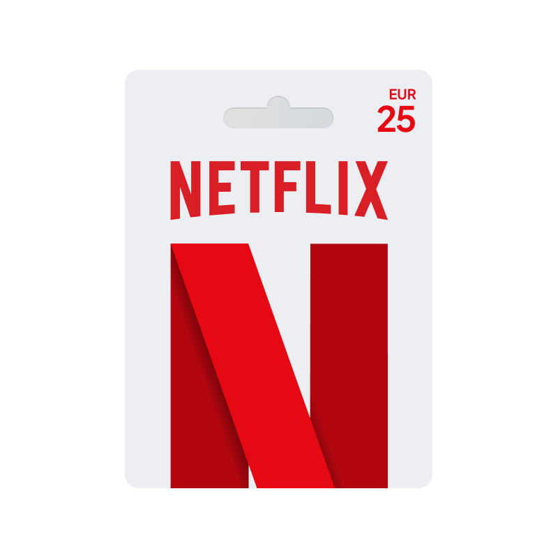 Voucher Netflix 25€ | Cartão Presente Netflix | Pagaqui