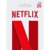 Voucher Netflix 25€ | Cartão Presente Netflix | Pagaqui
