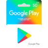 Voucher Google Play 50€ | Cartão Presente Google Play | Pagaqui