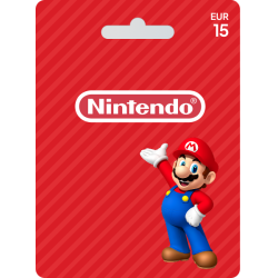 Voucher Nintendo 15€ | Cartão Presente Nintendo eShop | Pagaqui