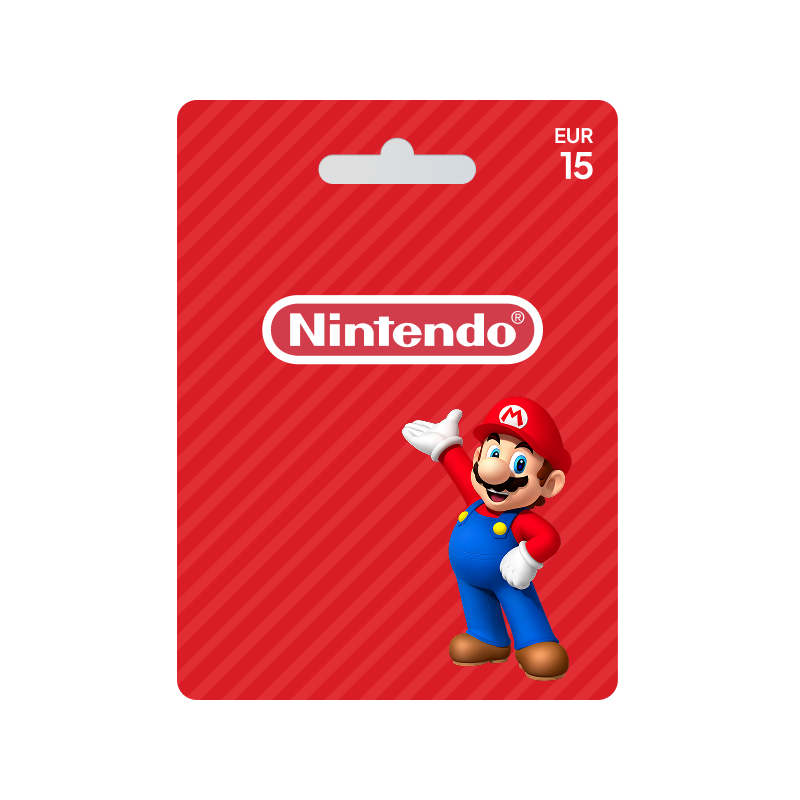 Voucher Nintendo 15€ | Cartão Presente Nintendo eShop | Pagaqui