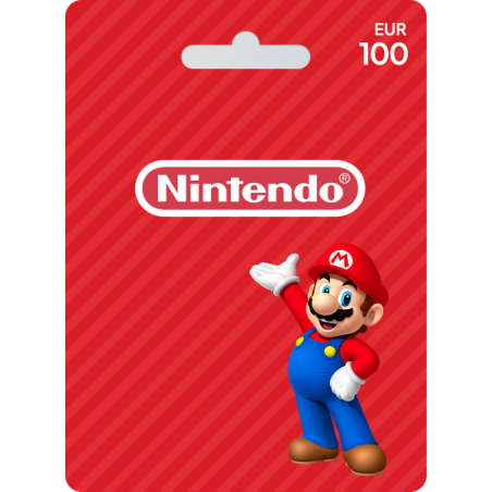 Voucher Nintendo 100€ | Cartão Presente Nintendo eShop | Pagaqui