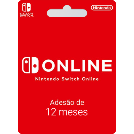 Voucher Switch 12 Meses 19,99€ | Cartão Presente Nintendo eShop | Pagaqui