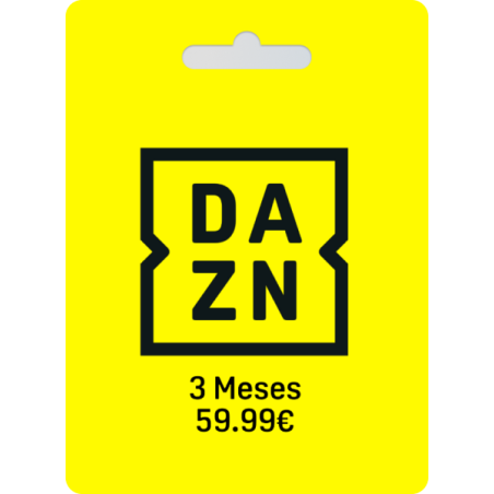 Voucher DAZN 3 Meses | Cartão Presente DAZN | Pagaqui