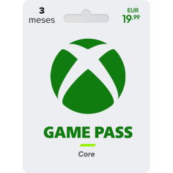 Voucher Xbox Game Pass Core 3 Meses | Cartão Presente Xbox | Pagaqui