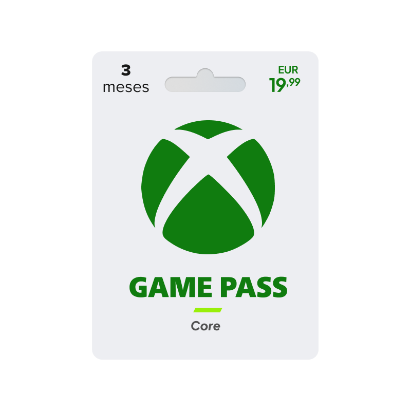 Voucher Xbox Game Pass Core 3 Meses | Cartão Presente Xbox | Pagaqui