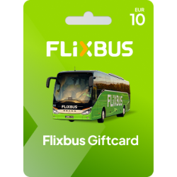 Voucher FlixBus 10€ | Cartão Presente FlixBus Portugal | Pagaqui