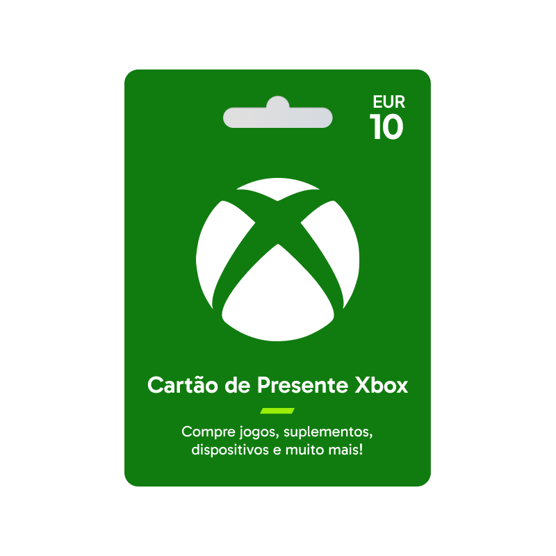 Voucher Xbox Gift Card 10€ | Cartão Presente Xbox Portugal | Pagaqui