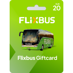 Voucher FlixBus 20€ | Cartão Presente FlixBus Portugal | Pagaqui