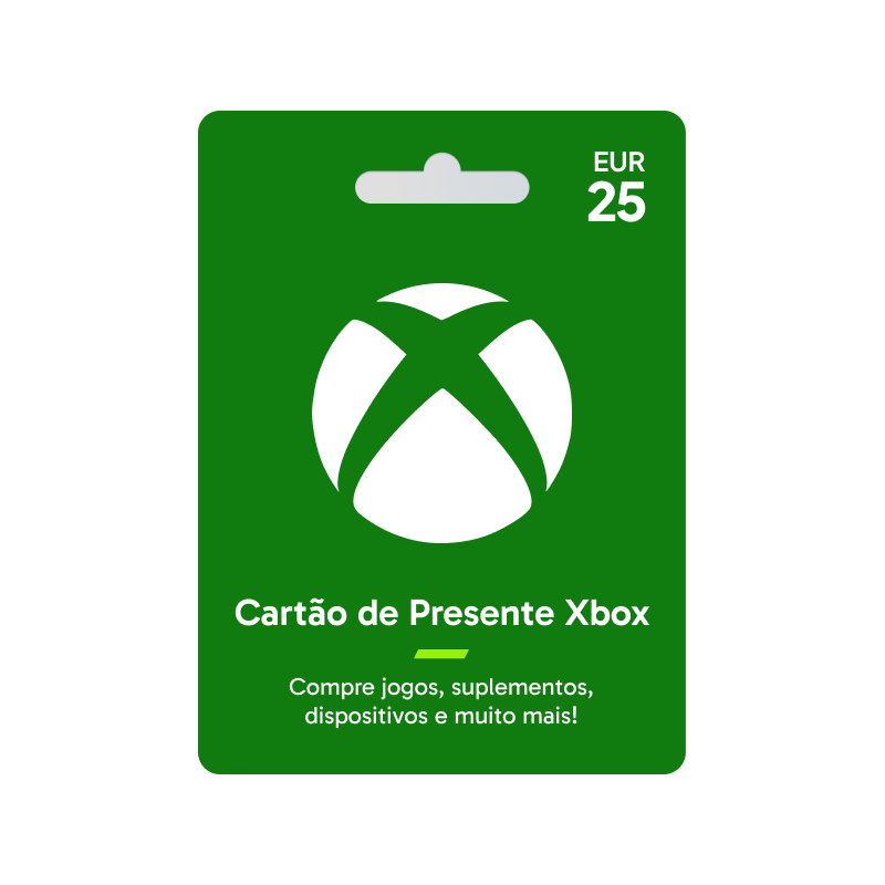 Voucher Xbox Gift Card 25€ | Cartão Presente Xbox | Pagaqui