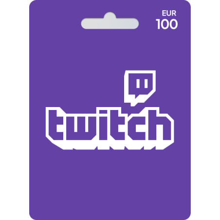 Voucher Twitch 100€ | Cartão Presente Twitch | Pagaqui