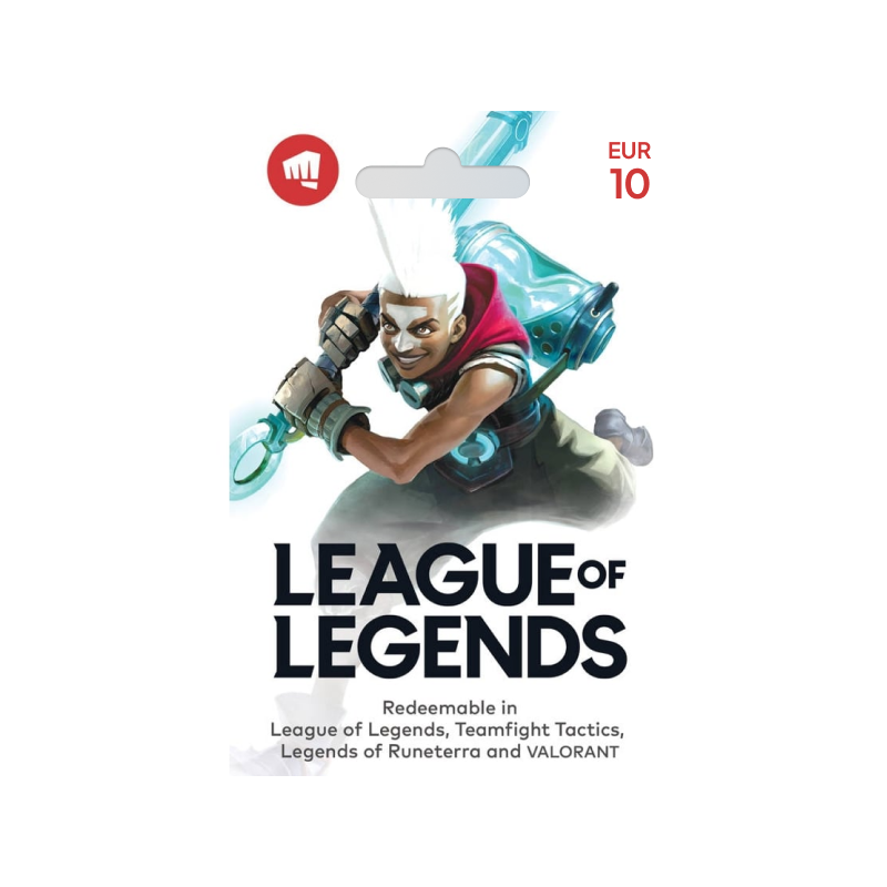 Voucher Riot League of Legends 10€ | Cartão Presente LOL | Pagaqui