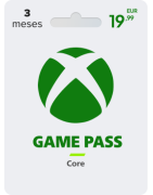 Voucher Xbox Game Pass Core 3 Meses | Cartão Presente Xbox | Pagaqui