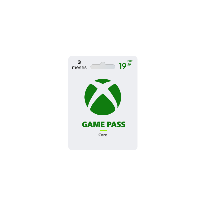 Voucher Xbox Game Pass Core 3 Meses | Cartão Presente Xbox | Pagaqui Voucher Xbox Game Pass Core 3 Meses | Cartão Presente Xbox | Pagaqui