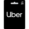 Voucher Uber 25€ | Cartão Presente Uber | Pagaqui