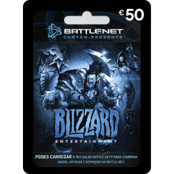 Voucher Blizzard Battle.net 50€ | Cartão Presente Blizzard | Pagaqui