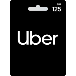 Voucher Uber 125€ | Cartão Presente Uber | Pagaqui