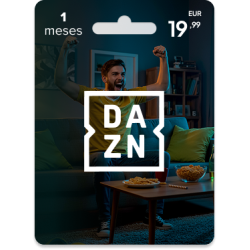 Voucher DAZN 1 Mês | Cartão Presente DAZN Portugal | Pagaqui