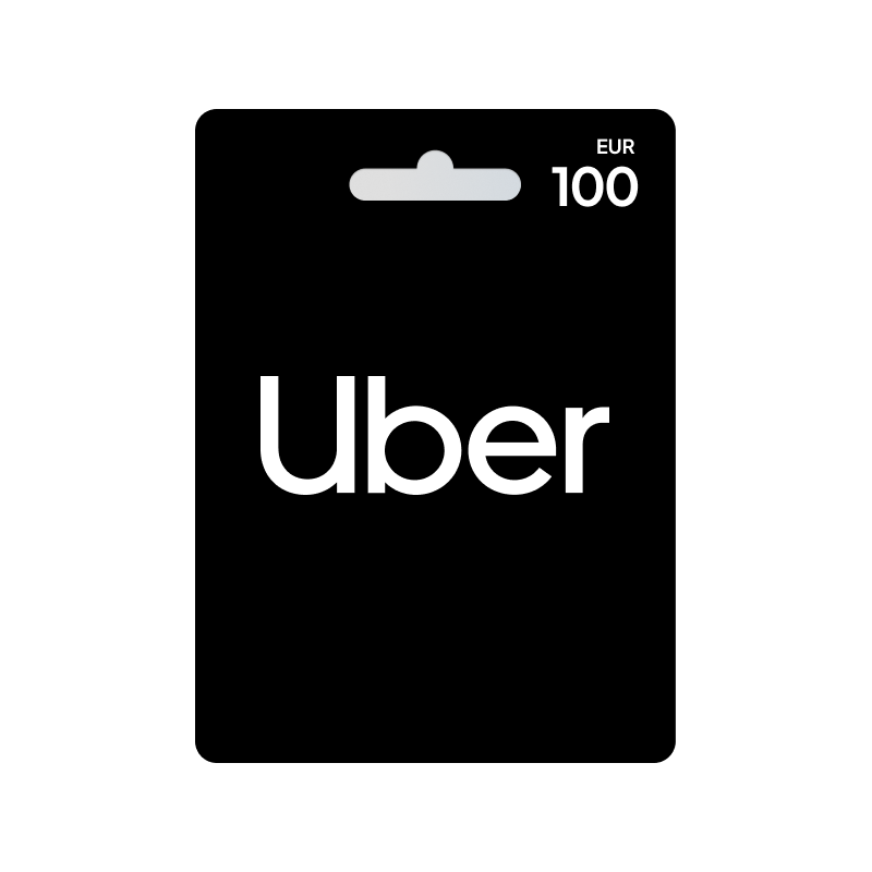 Voucher Uber 100€ | Cartão Presente Uber | Pagaqui