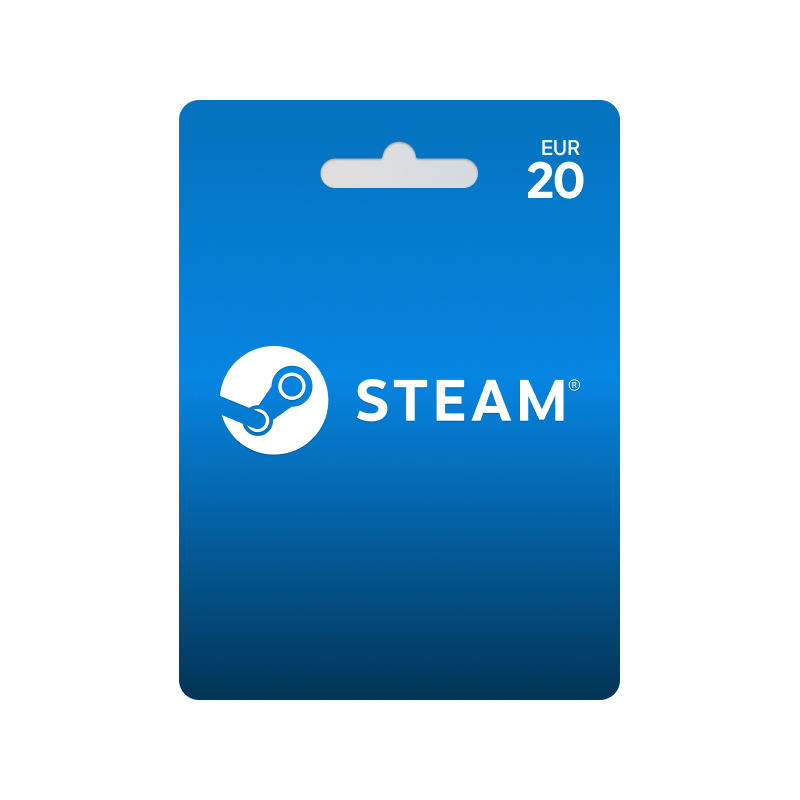 Voucher Steam 20€ | Cartão Presente Steam | Pagaqui