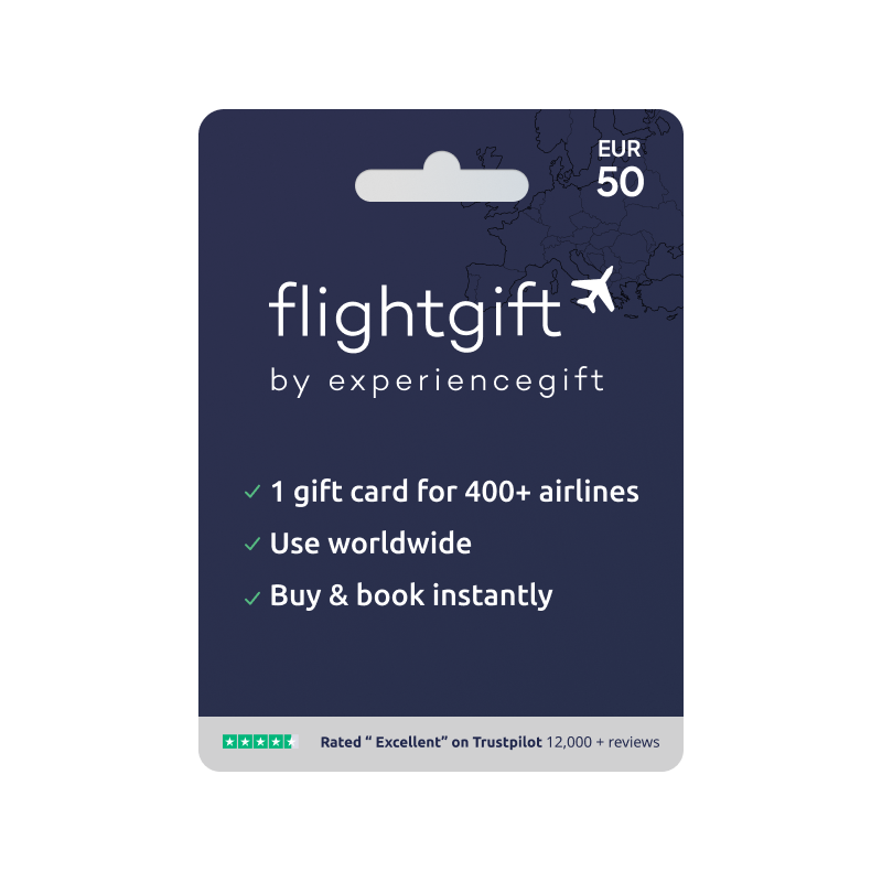 Voucher Flightgift 50€ | Cartão Presente Voos | Pagaqui