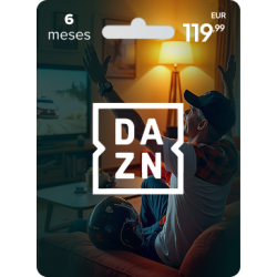 Voucher DAZN 6 Meses | Cartão Presente DAZN Portugal | Pagaqui