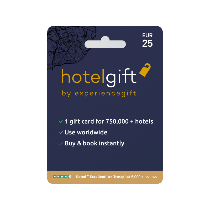 Voucher Hotelgift 25€ | Cartão Presente Hotéis | Pagaqui