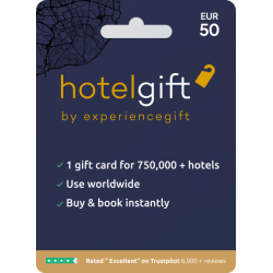 Voucher Hotelgift 50€ | Cartão Presente Hotéis | Pagaqui